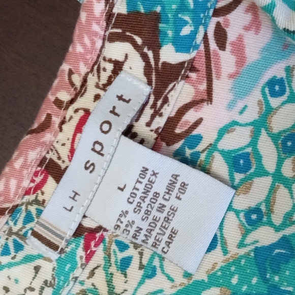 LH Sport Spring Summer Floral Pattern Jean Jacket - Picture 7 of 7